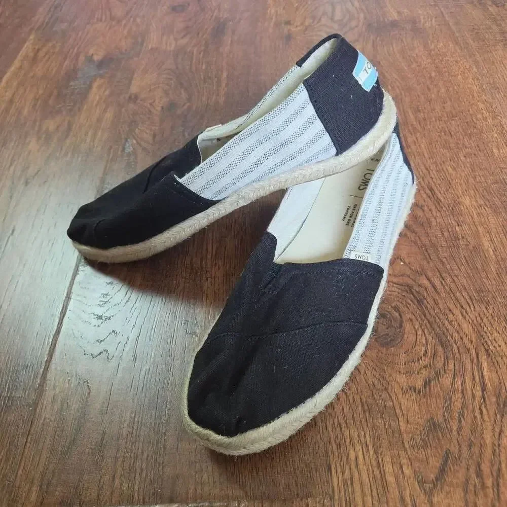 Toms Alpargata University Ivy League Stripe Espadrilles